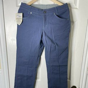 Kuhl Women Kanvas pants blue size 6 new with tags